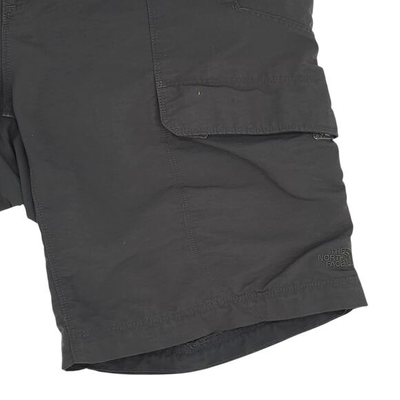 North Face Cargo Shorts Mens Large Gray Utility Pockets Outdoor Hiking Nylon - Picture 6 of 13